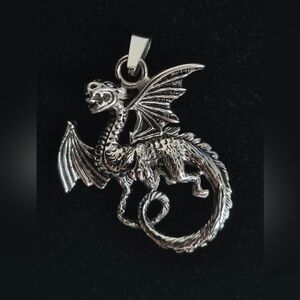 Stainless Steel Dragon Pendant Brand new